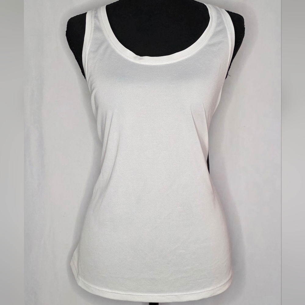 NWT Athletic Works Tank Tops Set of 2 -White & Mint Racerback Workout Size Large - Picture 2 of 11